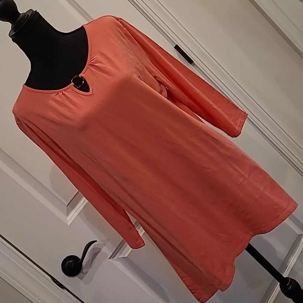 d&Co. Sz L melon tunic top